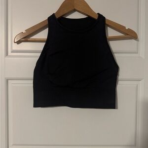 Women's Black Sleeveless Top